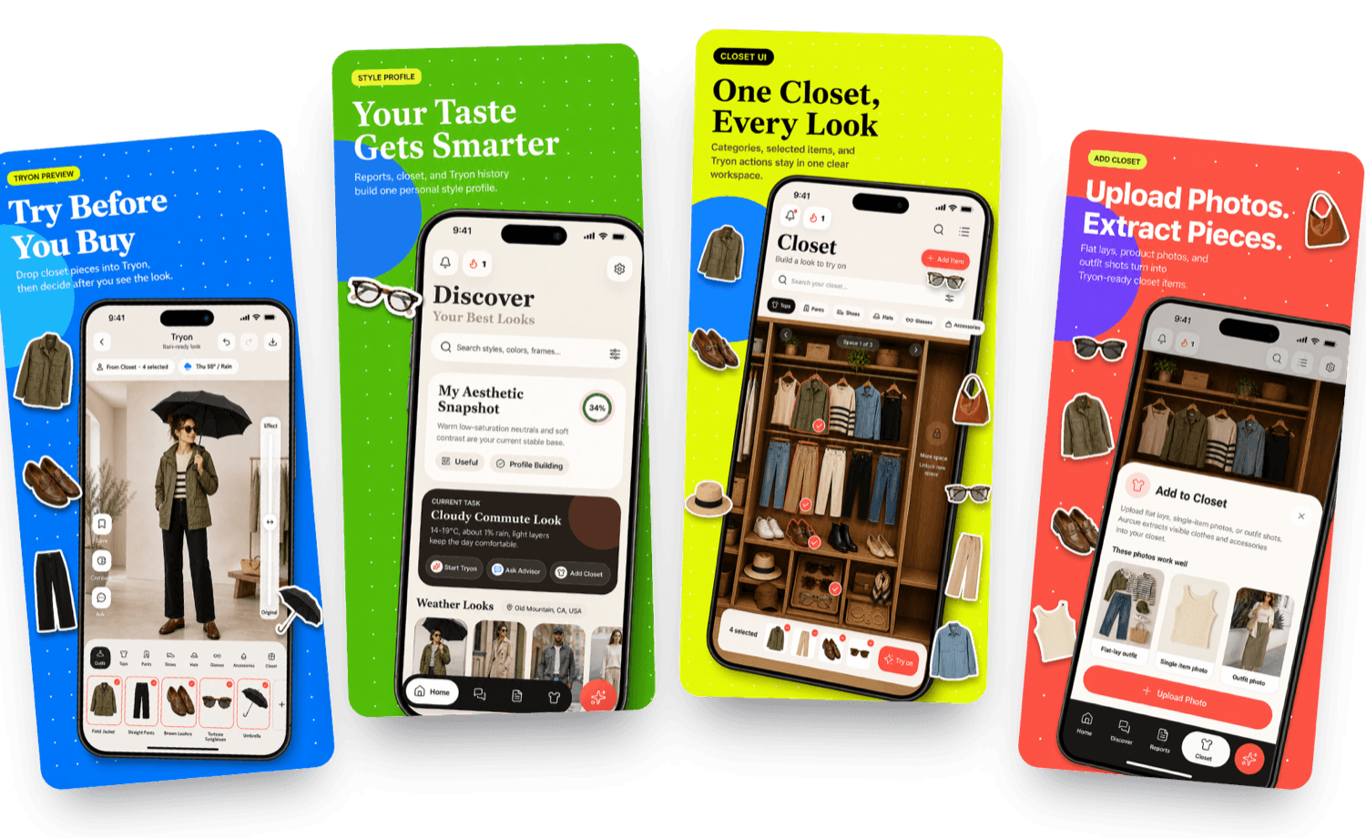 Aurcue aesthetic report workspace with palettes and outfit boards